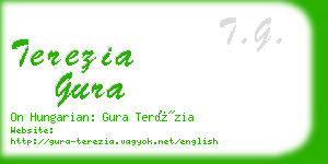 terezia gura business card